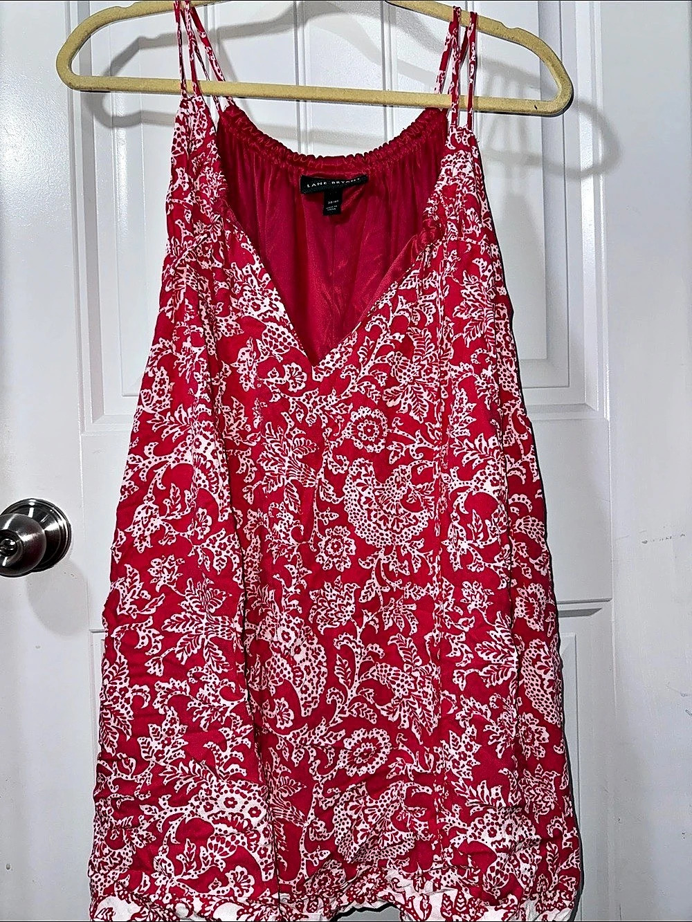 Lane Bryant Floral Camisole in Pink & White Size 38/40 Like New